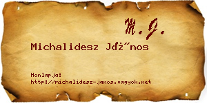 Michalidesz János névjegykártya